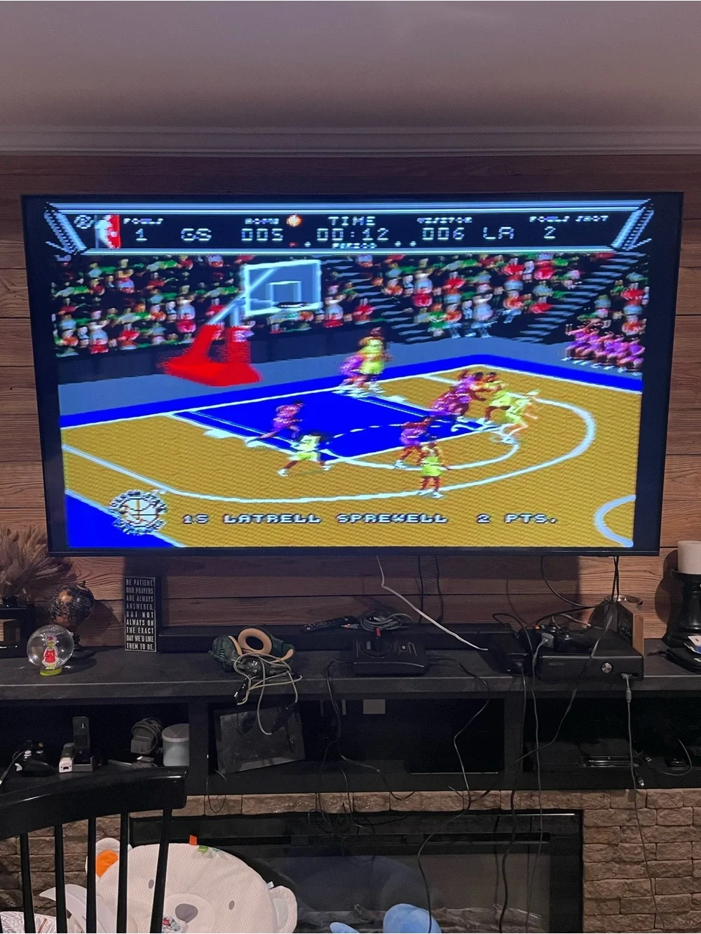 Genesis Black Retro Video Game Console with Controller